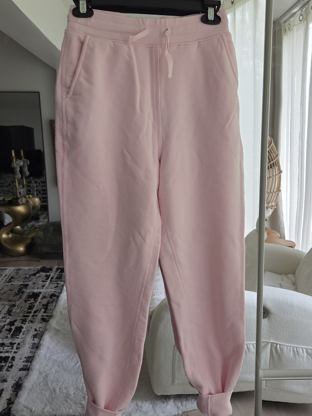 rag & bone Light Pink Kids Fleece Joggers